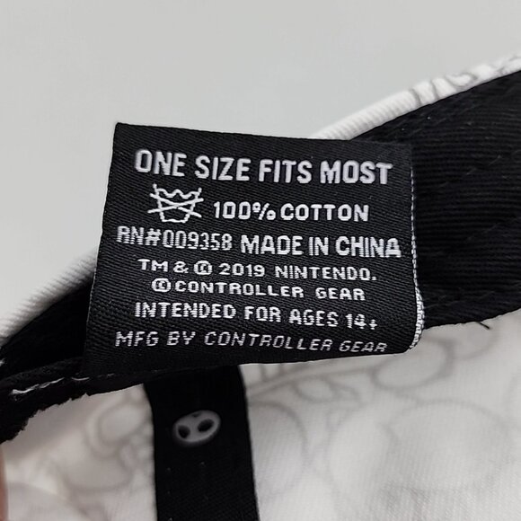 Nintendo Super Mario Yoshi Snapback Adjustable Hat Cap Green White OS Fits Most - Picture 14 of 16